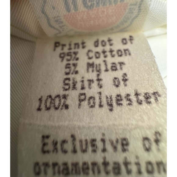 Vintage Karen Lawrence Sequin White & Navy Blue Polka Dot Women's Blouse Size-8 - Picture 10 of 13